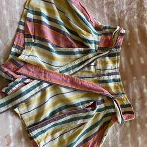 BP Multicolored Paper Bag Shorts Nordstrom